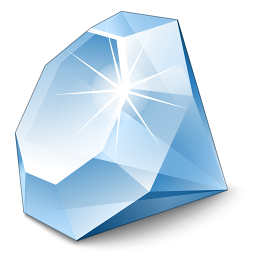 Blue diamond PNG image-6694